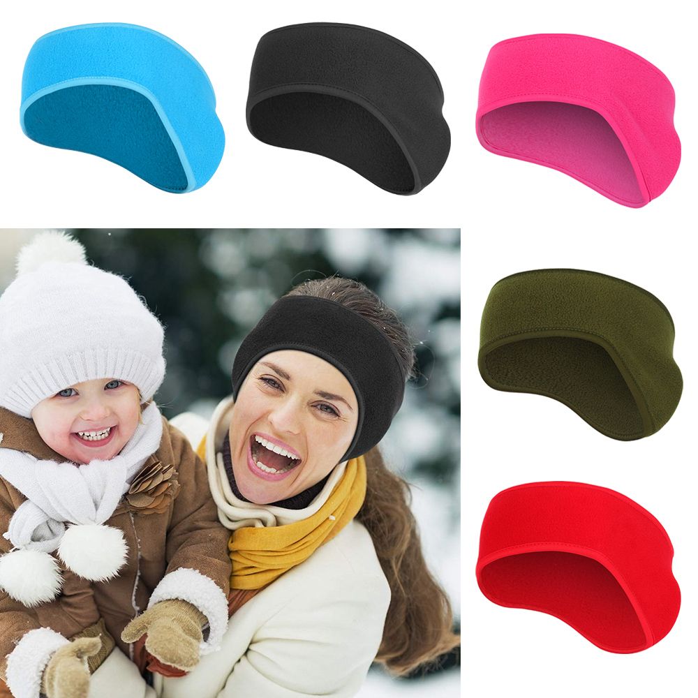 Fleece Ear Warmer Band - 1 unidad de diadema para el