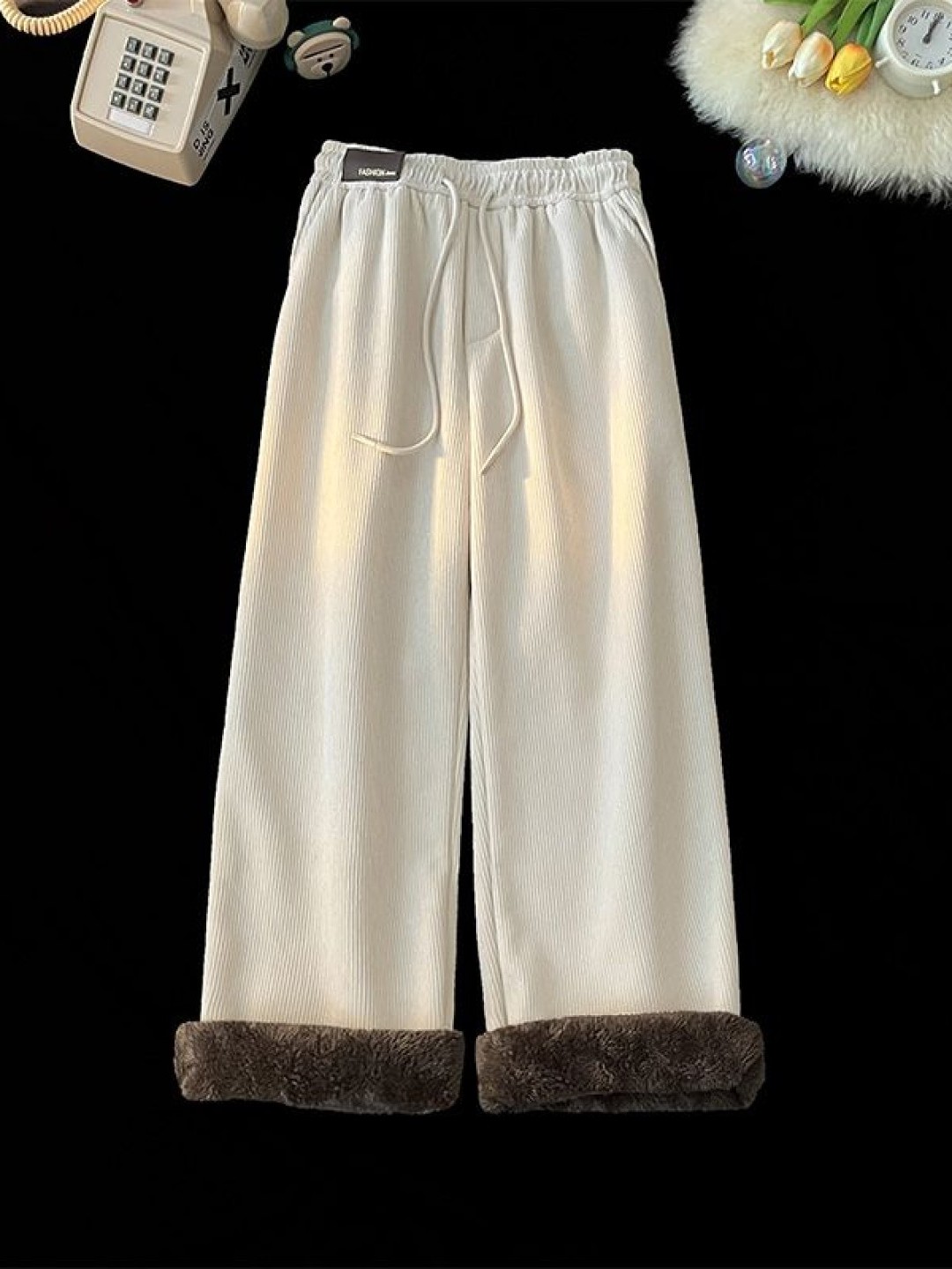 Pantalones casuales de estilo  - Corduroy Pant Warm reseña y precio