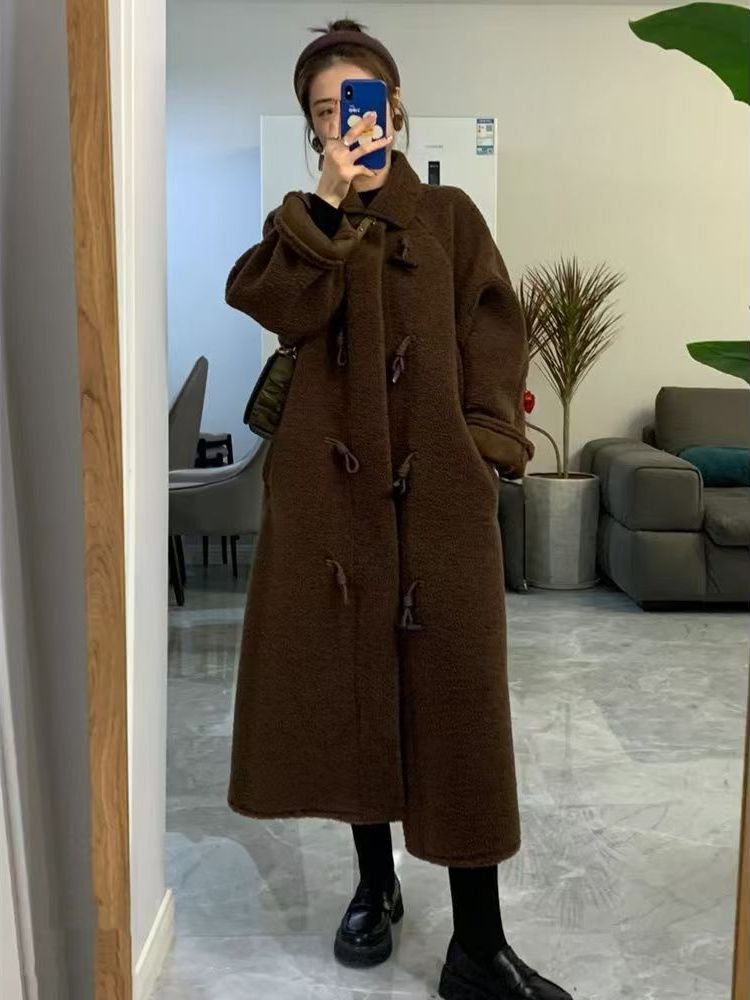 Abrigo largo de piel de corder - Wool Coat Peacoat reseña y precio