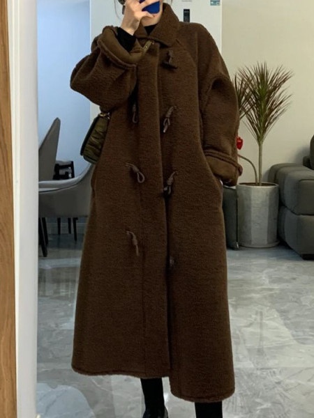 Abrigo largo de piel de corder - Wool Coat Peacoat reseña y precio